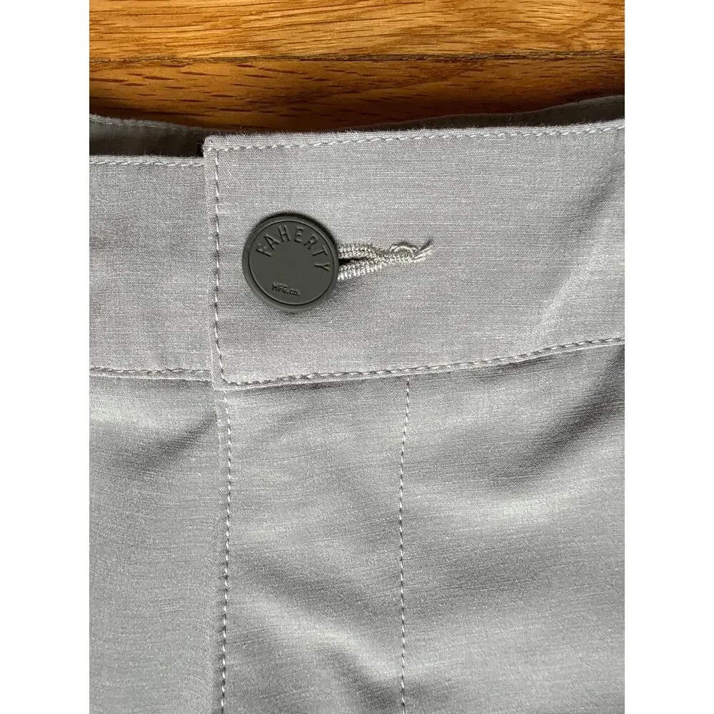 Faherty All Day Shorts in Gray Size 31